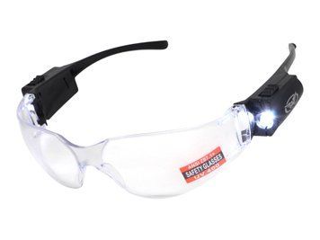 Очки защитные открытые с LED-подсветкой Global Vision Rider LED (Clear) прозрачные 1 купить