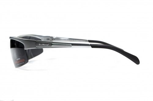 Темные очки с поляризацией BluWater Alumination 5 (gray) (silver metal) Polarized 3 купить