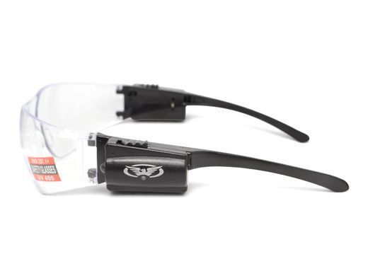 Очки защитные открытые с LED-подсветкой Global Vision Rider LED (Clear) прозрачные 8 купить