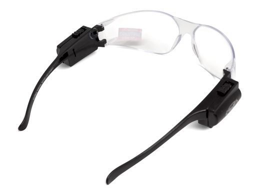 Очки защитные открытые с LED-подсветкой Global Vision Rider LED (Clear) прозрачные 3 купить