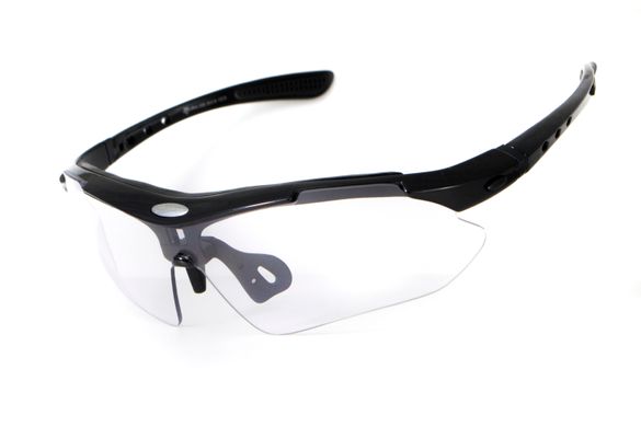 Фотохромні захисні окуляри Rockbros-143 Black Frame Photochromic 1 купити