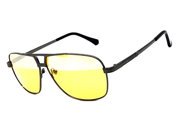 Жовті окуляри з поляризацією Matrix-770860-С5 polarized (yellow-mirror strip) 1 купити
