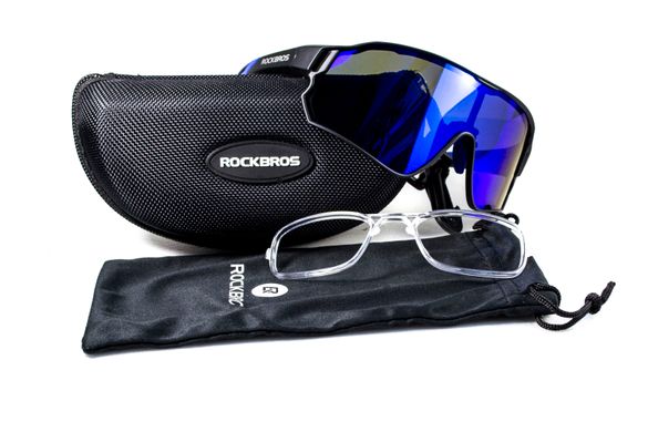 Темні окуляри з поляризацією Rockbros-2 (Blue mirror) Polarized 2 купити