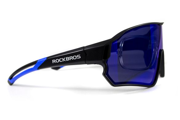 Темні окуляри з поляризацією Rockbros-2 (Blue mirror) Polarized 4 купити