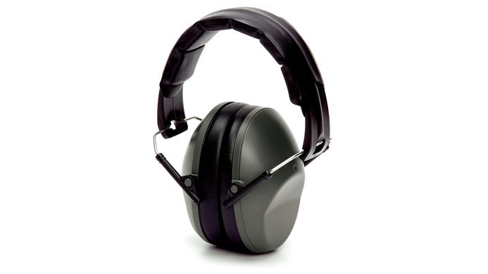 Навушники протишумні захисні Pyramex PM9010 (захист слуху NRR 22 дБ), сірі