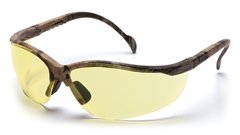 Защитные очки в камуфлированной оправе Pyramex Venture-2 camo (amber) 1 купить