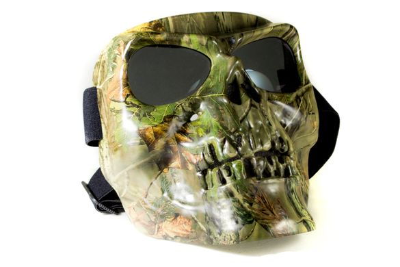 Захисні окуляри-маска Global Vision Camo Skull Mask smoke (Окуляри-Маска Череп Камуфляжний) 1 купити