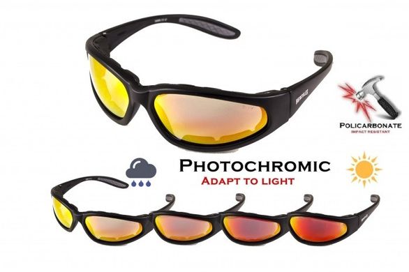 Фотохромные защитные очки Global Vision Hercules-1 PLUS (g-tech red photochromic) 2 купить