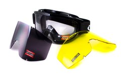 Захисні окуляри маска зі змінними лінзами Global Vision Wind-Shield 3 lens KIT (три змінних лінзи) Anti-Fog 1 купити