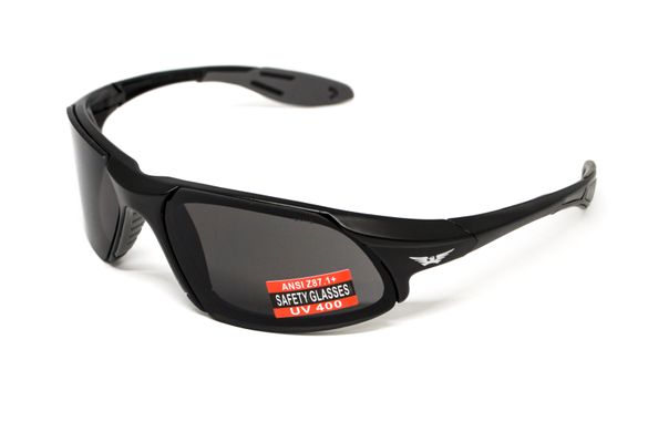 Захисні окуляри Global Vision Code-8 (Cobra) (smoke) 6 купити
