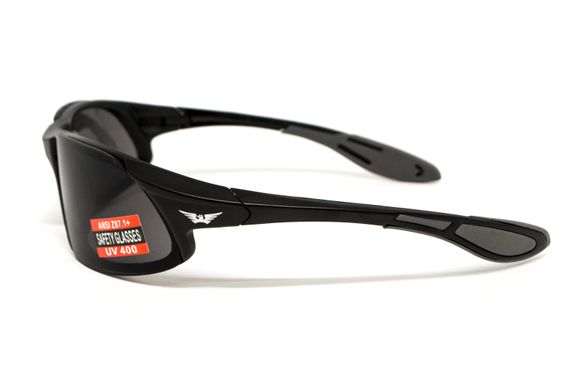 Захисні окуляри Global Vision Code-8 (Cobra) (smoke) 3 купити
