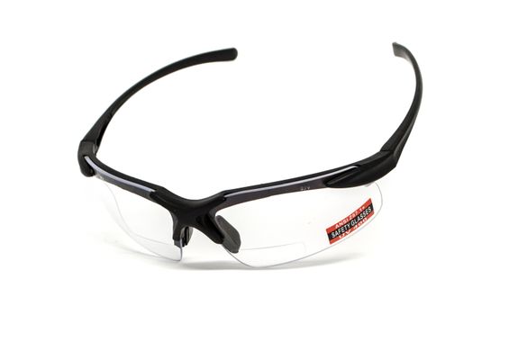 Ударостійкі біфокальні окуляри Global Vision Apex Bifocal +2.0 (clear) 2 купити